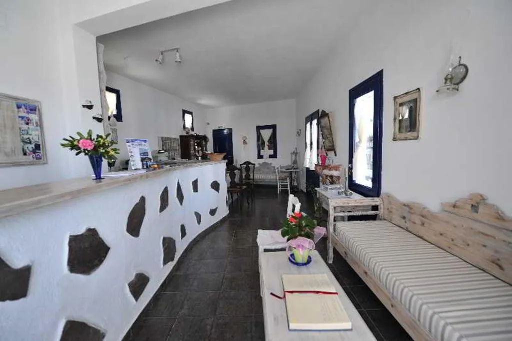 Lobby, Agnadi Villas, Santorini