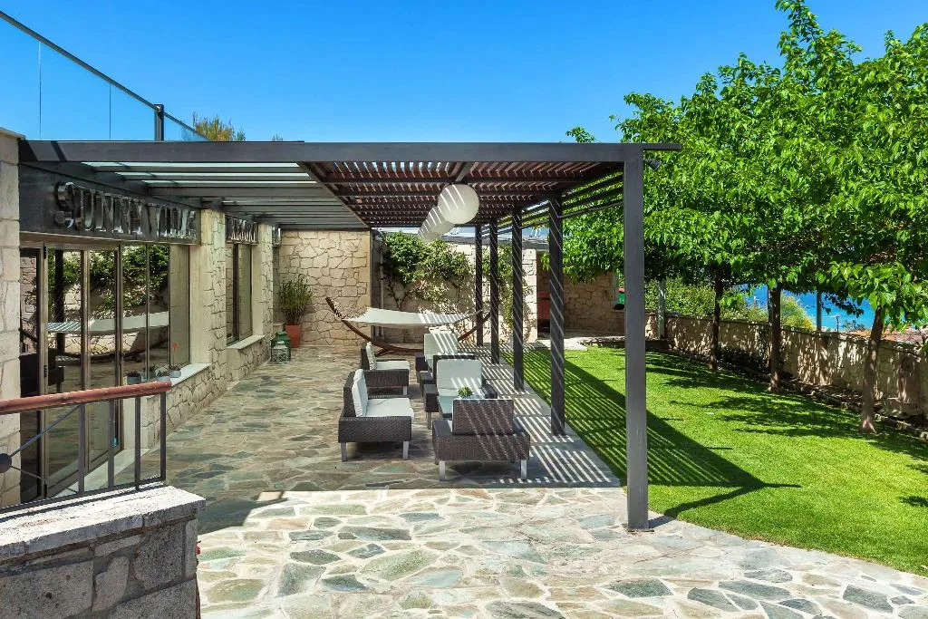 Terrace, Sunny Villas and Spa, Halkidiki