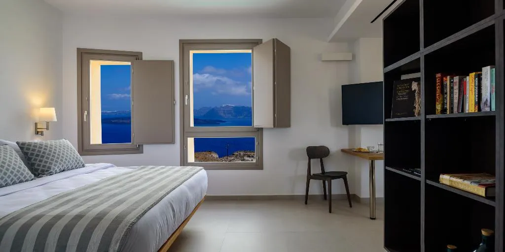 SUITE WITH JACUZZI Room, Kalestesia Suites, Santorini