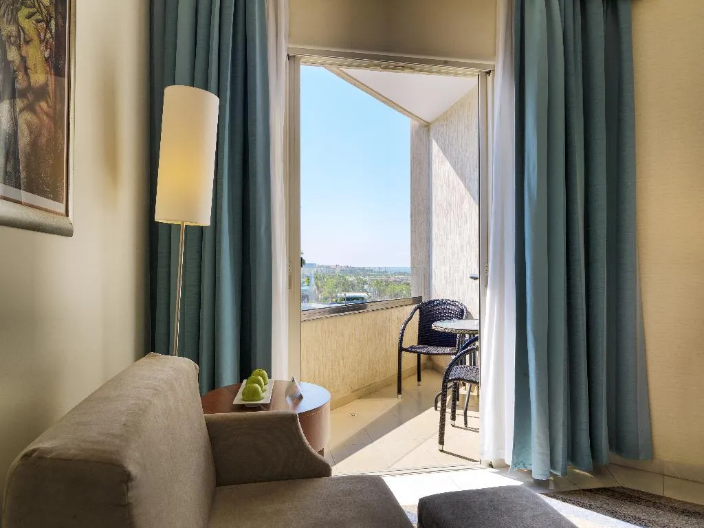 Double or Twin DELUXE SIDE SEA VIEW Room, Alexander The Great Beach Hotel, Cyprus