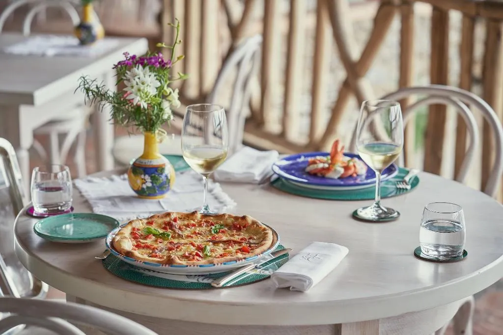 Restaurant, Hotel Santa Caterina, Naples