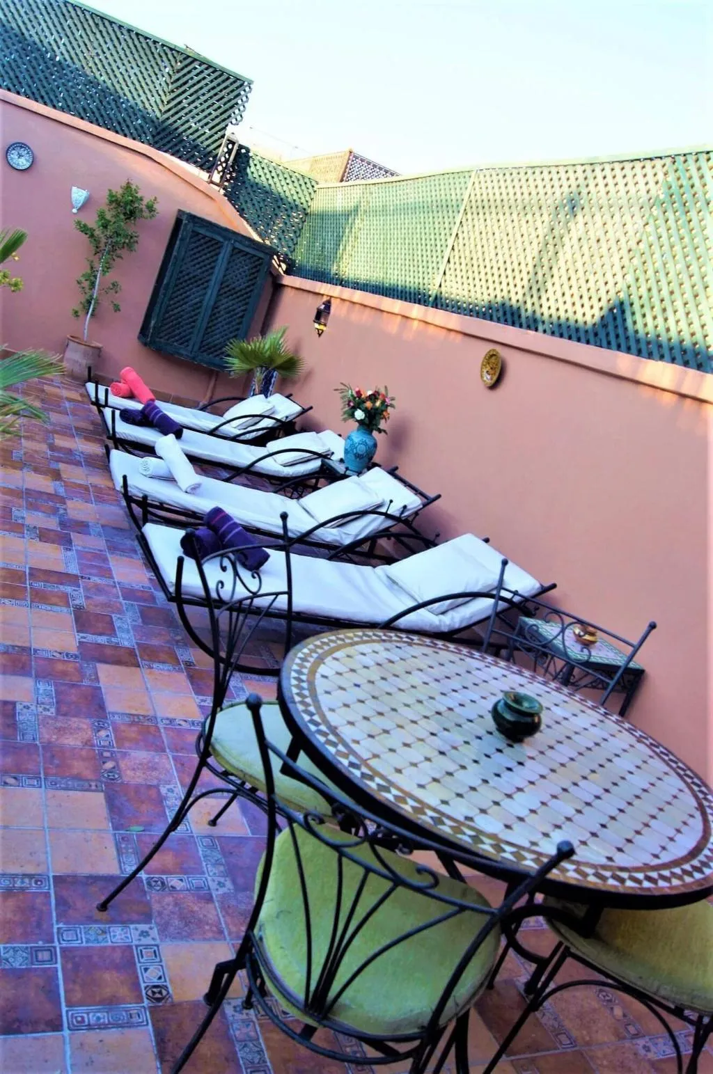 Terrace, Riad Errabii, Marrakech