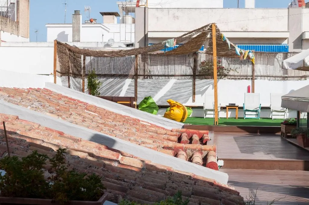 Terrace, The Nomad Hostel, Seville