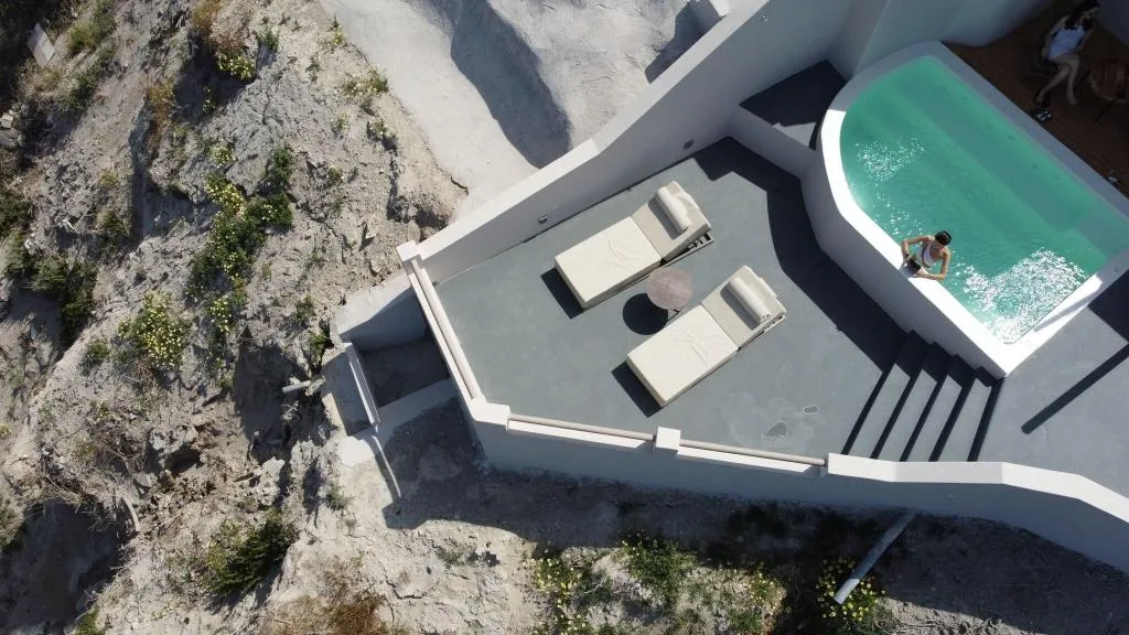 Terrace, Grand View Hotel, Santorini
