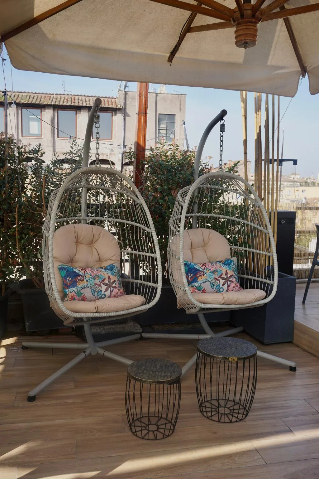 Terrace, Caravita, Rome