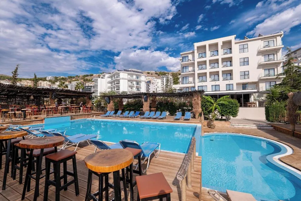 General view, Grand Hotel Saranda, Southern Albania
