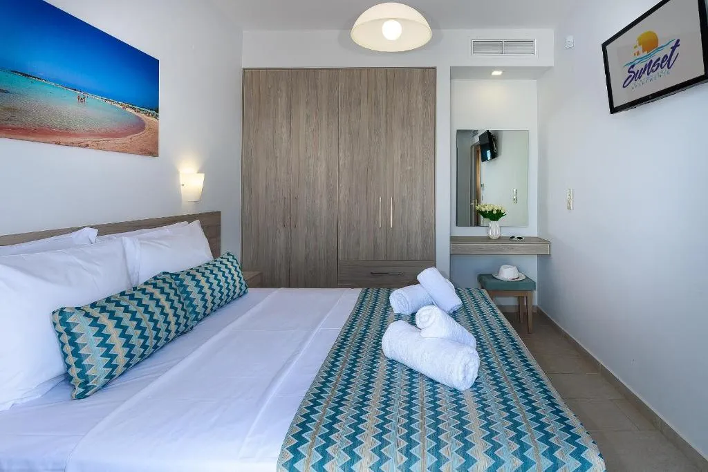 APARTMENT DELUXE SEA VIEW Room, Sunset Elafonisi Apartments, Crete