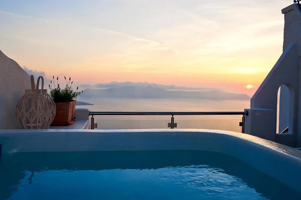 General view, Asteras villas, Santorini