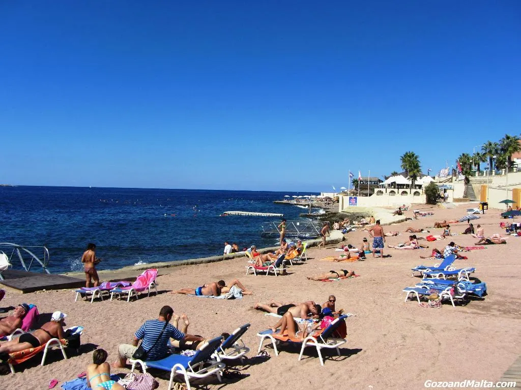 Beach, Qawra Point Holiday Complex, Malta