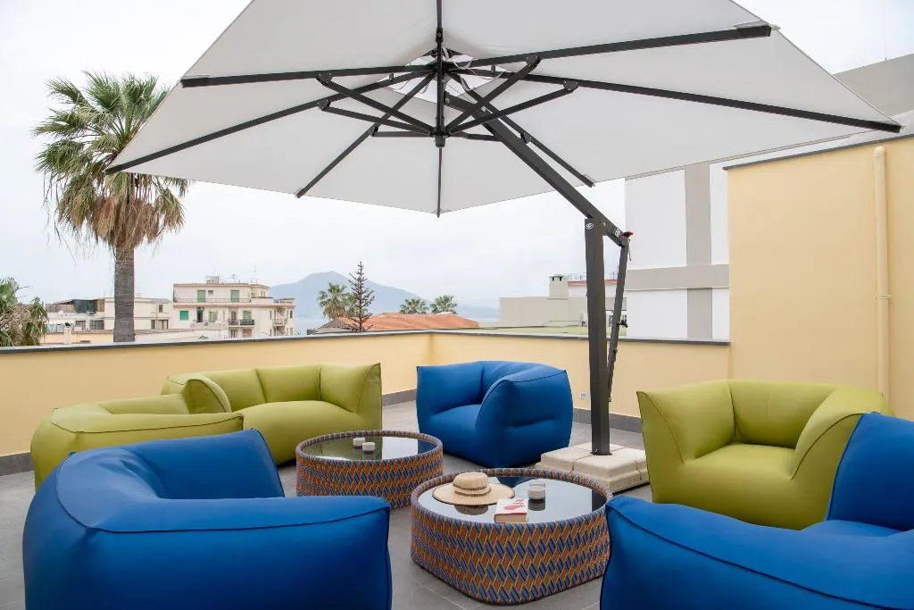 Terrace, Don Giulio Luxury Rooms, Naples