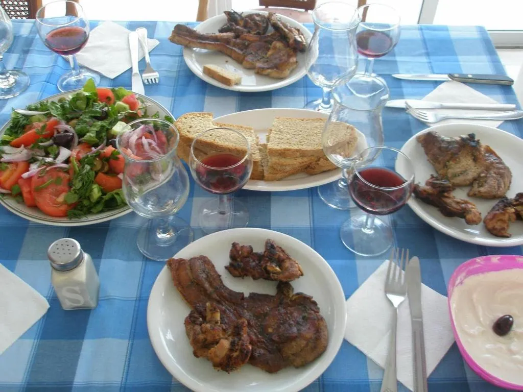 Restaurant, Dolphin Apartments, Rhodes