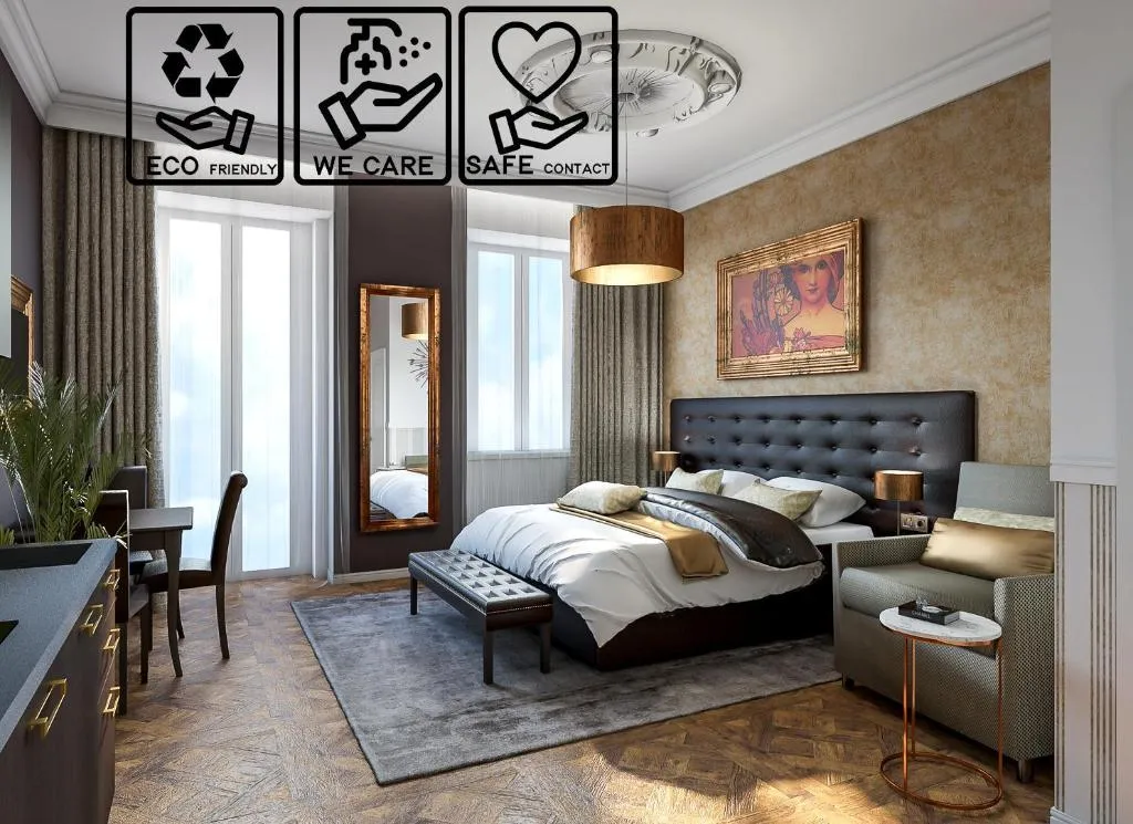 Room, Alfons Boutique Hotel, Prague