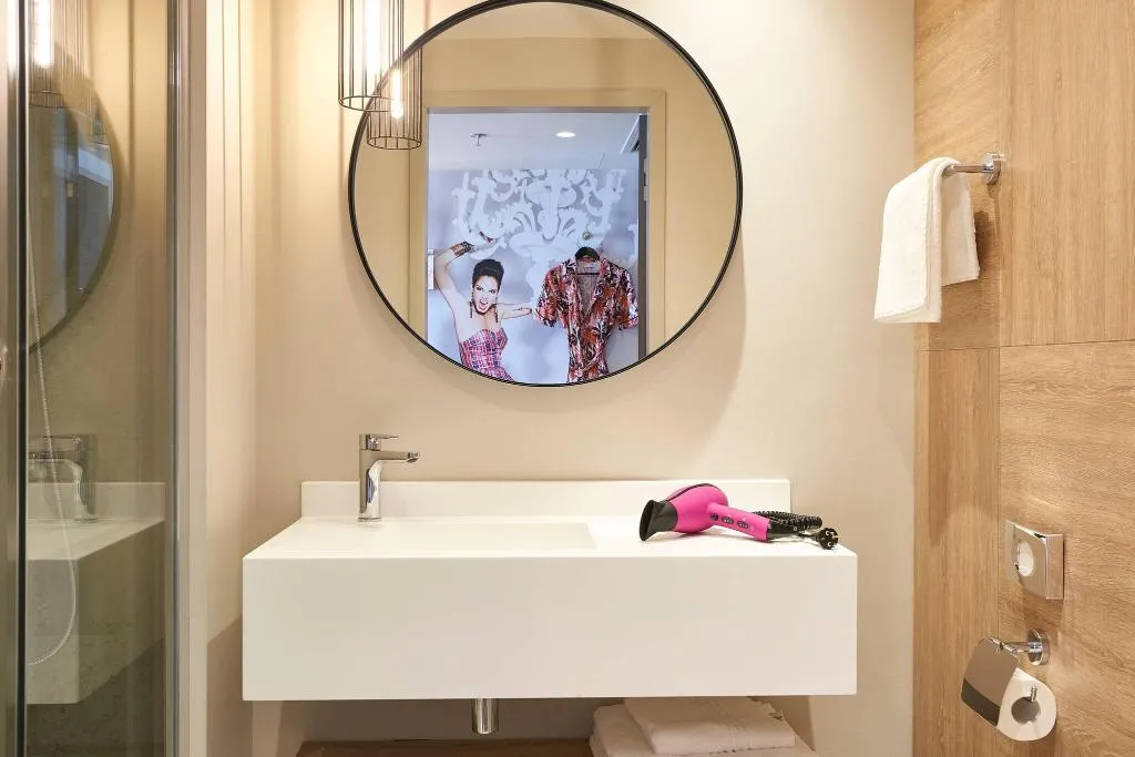 DOUBLE QUEEN SIZE BED Room, Moxy Patra Marina, Athens