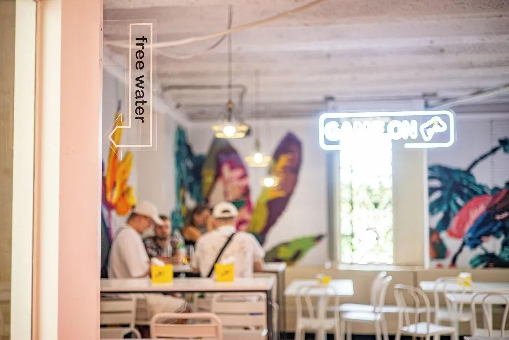 Restaurant, The River Hostel, Valencia