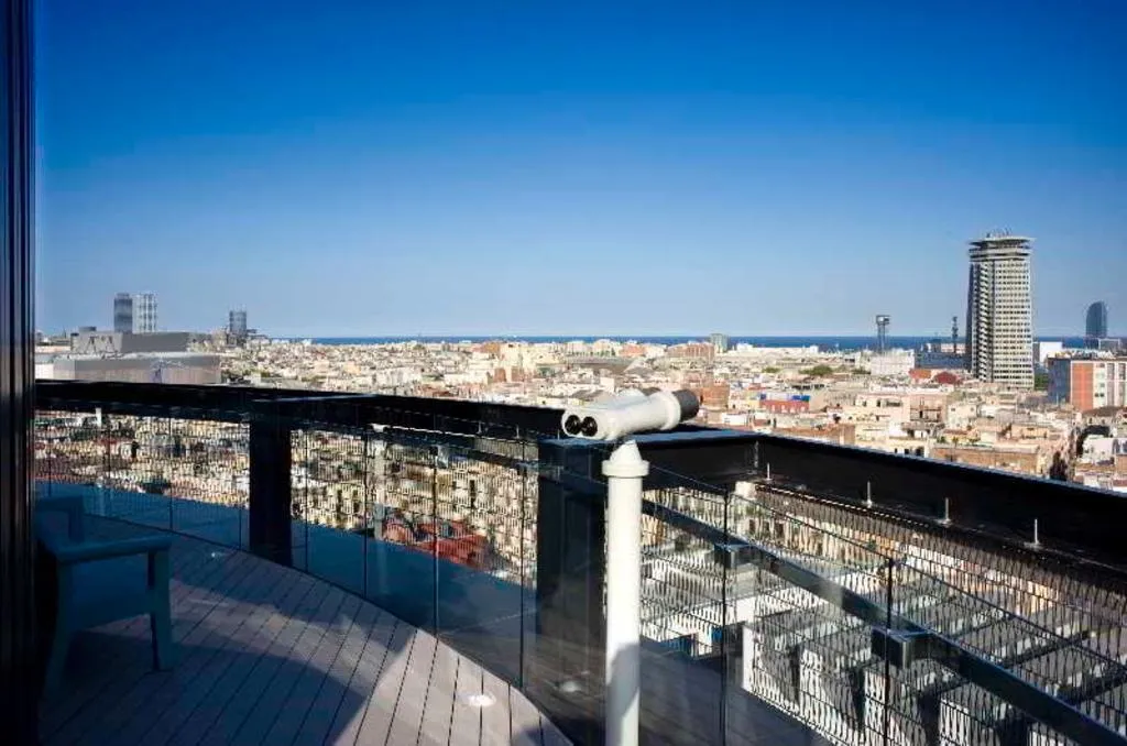 Terrace, Barcelo Raval, Barcelona
