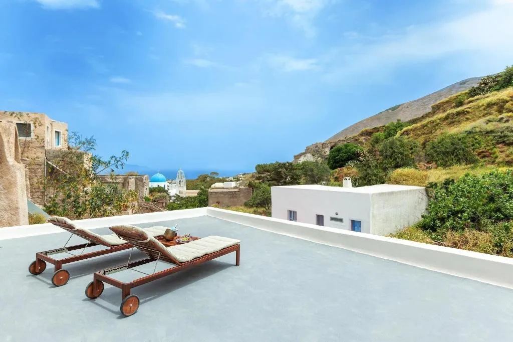 General view, Casa d'Argento, Santorini