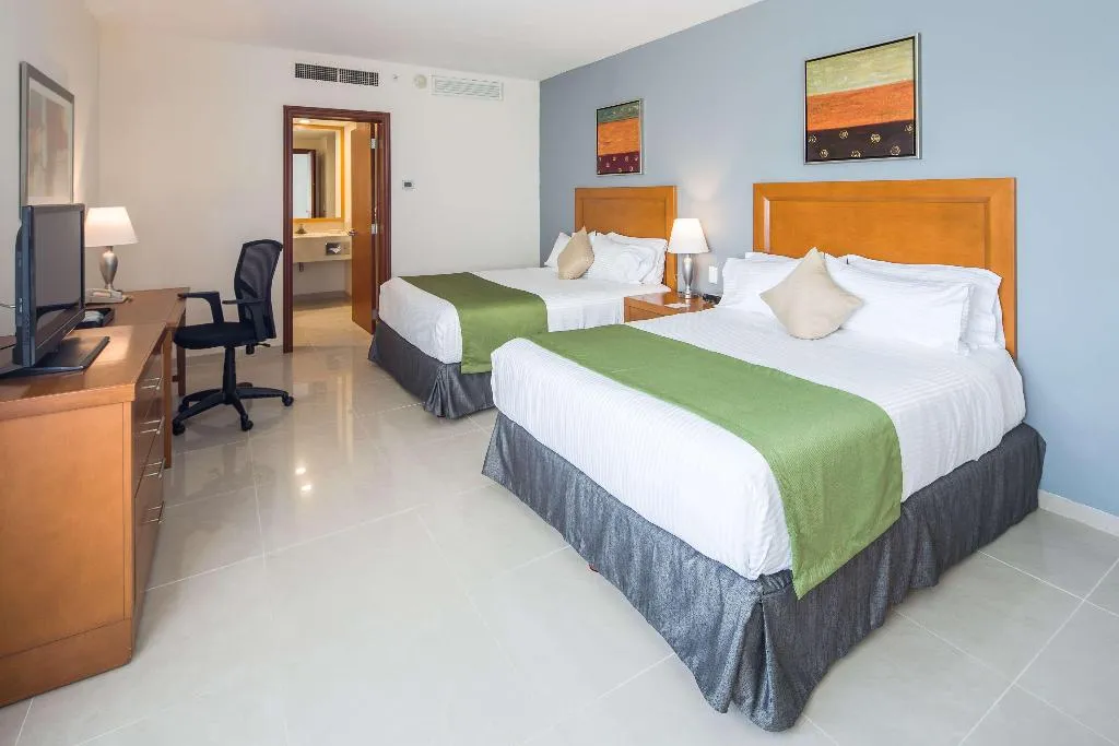 DOUBLE SUPERIOR TWO DOUBLE BEDS Room, Wyndham Garden Playa del Carmen, Cancun Area