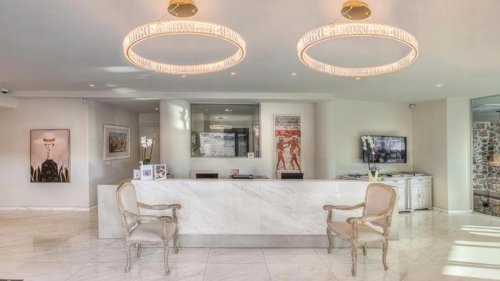 Lobby, Desiterra Resort, Santorini