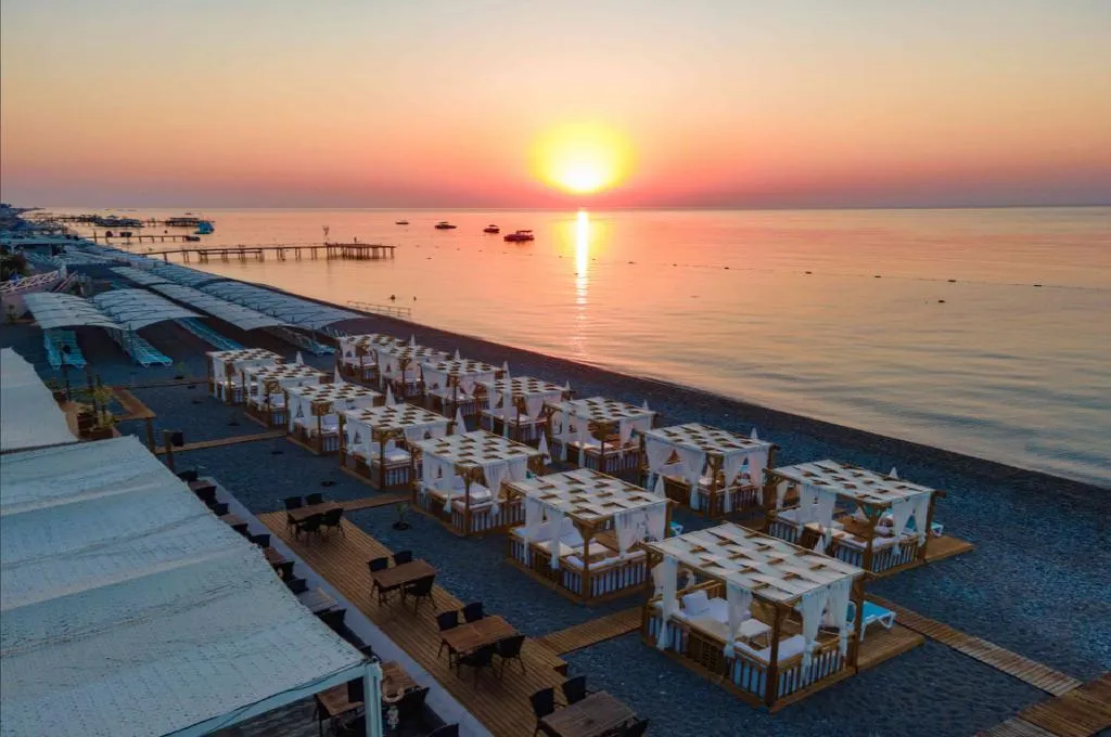 Beach, Club Marco Polo - All Inclusive, Antalya