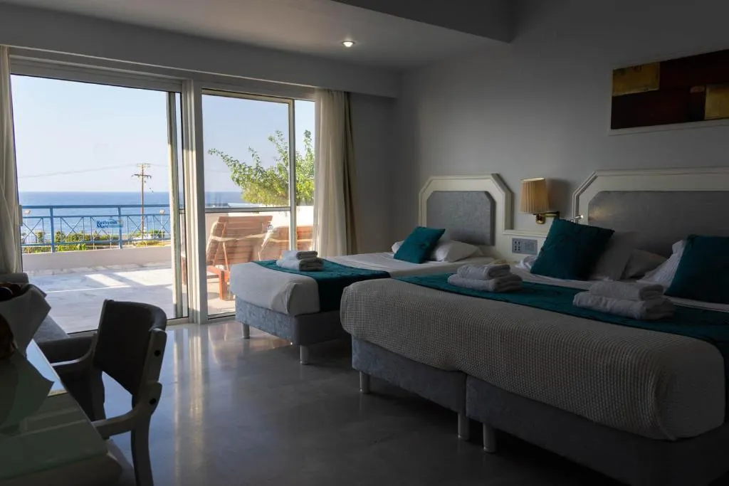 JUNIOR SUITE SEA VIEW Room, Rethymno Mare Royal & Water Park, Crete
