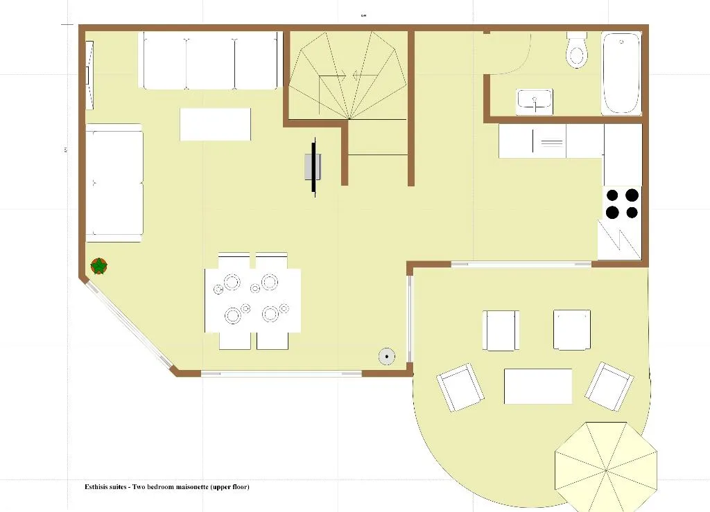 SUITE TWO BEDROOMS Room, Esthisis suites & maisonettes, Crete