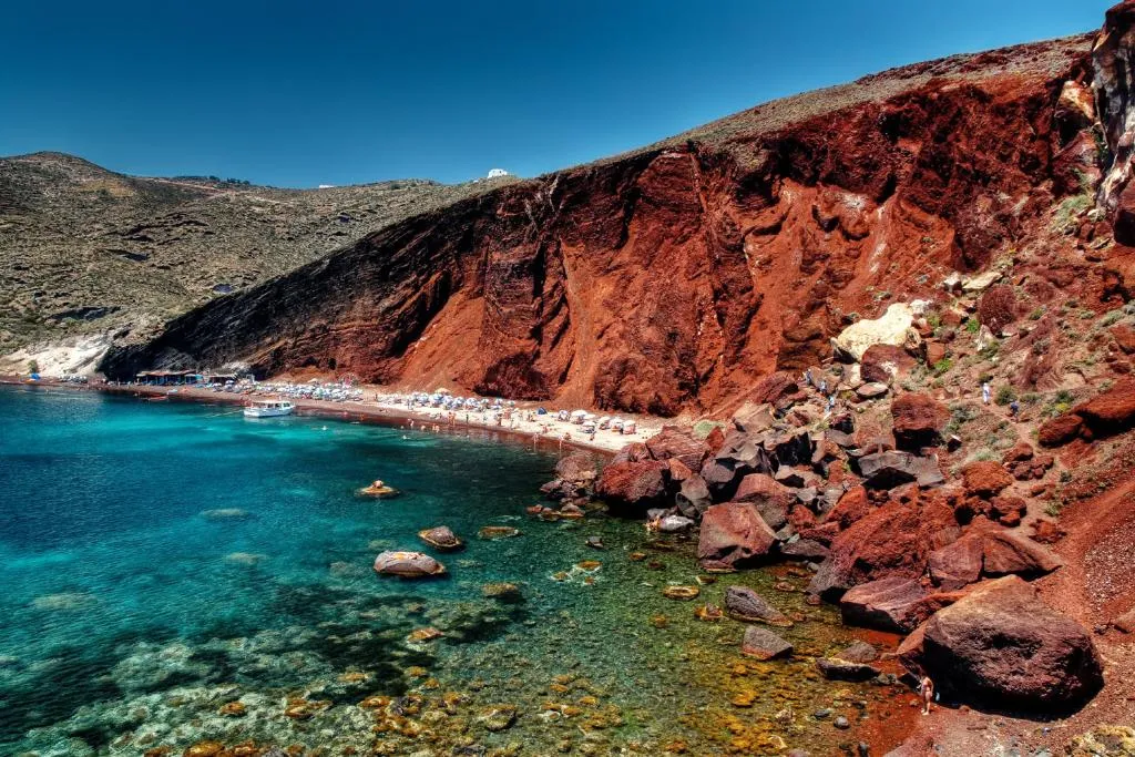 Beach, Paradise Resort, Santorini
