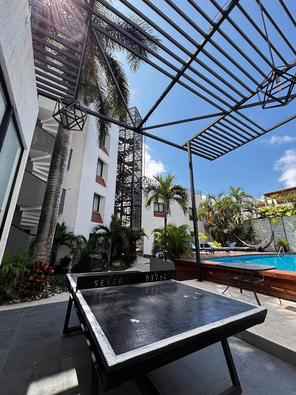 Pool, Seven Boutique Apartments Cancún, Cancun Area