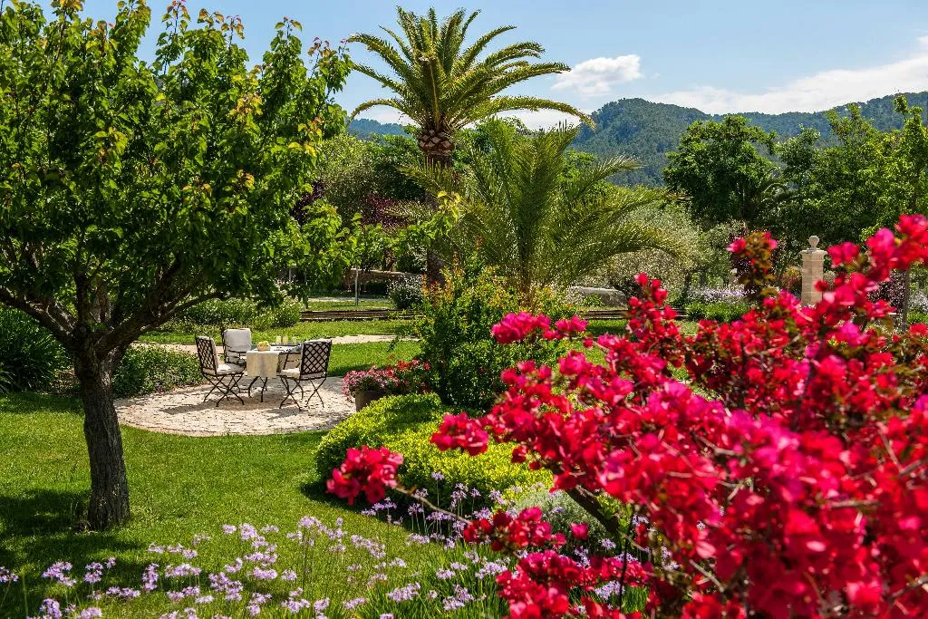 Terrace, Castell Son Claret, Majorca