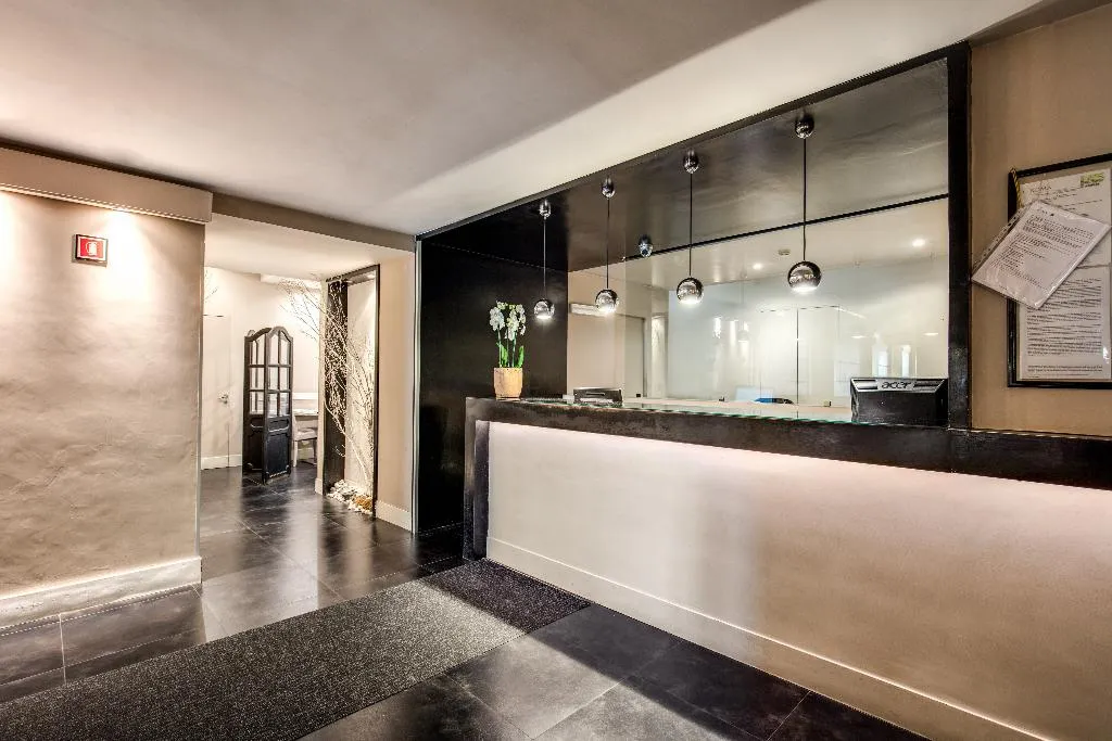 Lobby, Hotel Villafranca, Rome