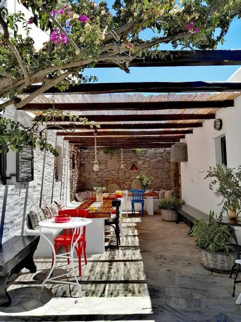 Terrace, Bellou Suites, Mykonos