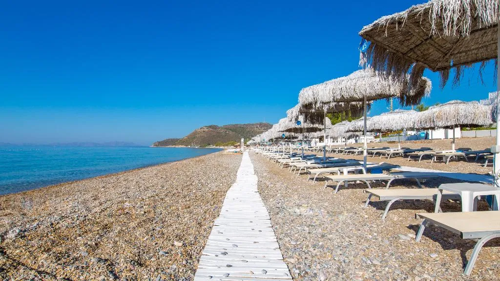 Beach, Otel Mavi Beyaz Palamutbükü, Dalaman