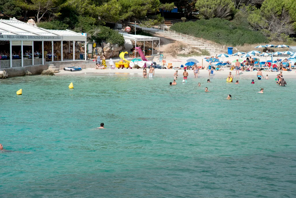 Beach, Cala Blanca Apartamentos, Menorca