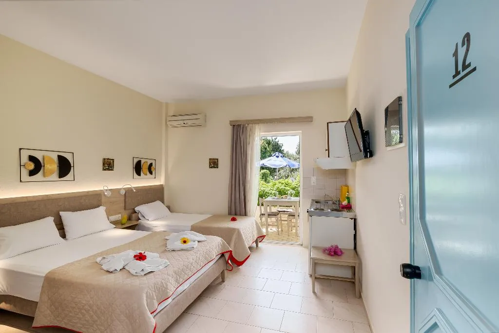 TRIPLE SEA VIEW Room, Sunrise Hotel & Apartments, Crete