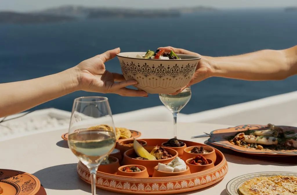 Restaurant, Canaves Ena, Santorini