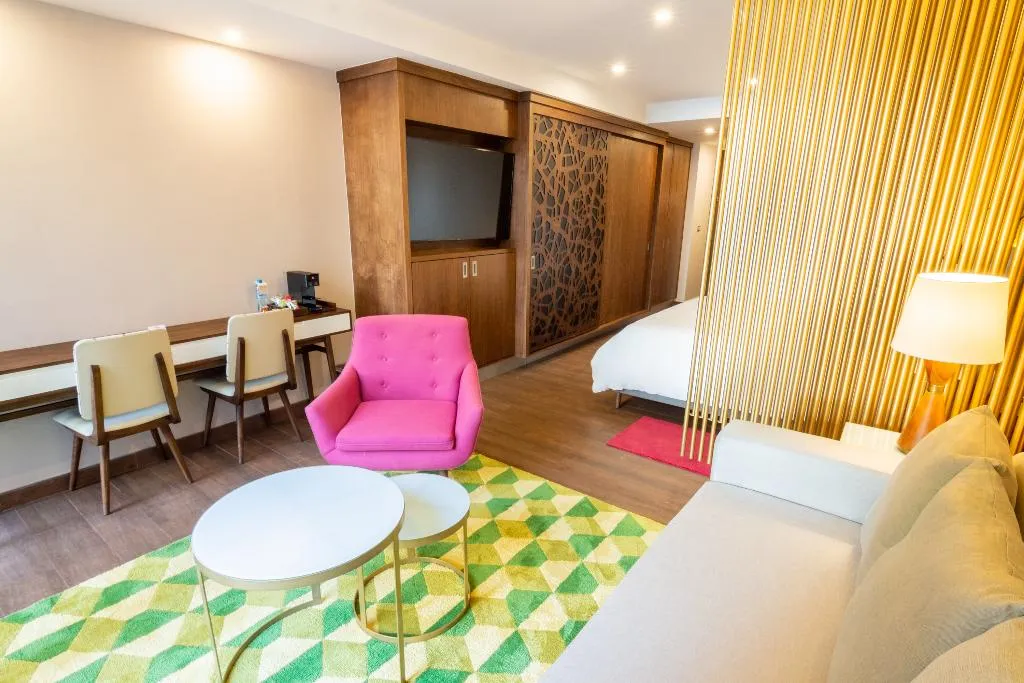 JUNIOR SUITE KING SIZE BED Room, The Fives Downtown Hotel, Curio by Hilton, Playa Del Carmen