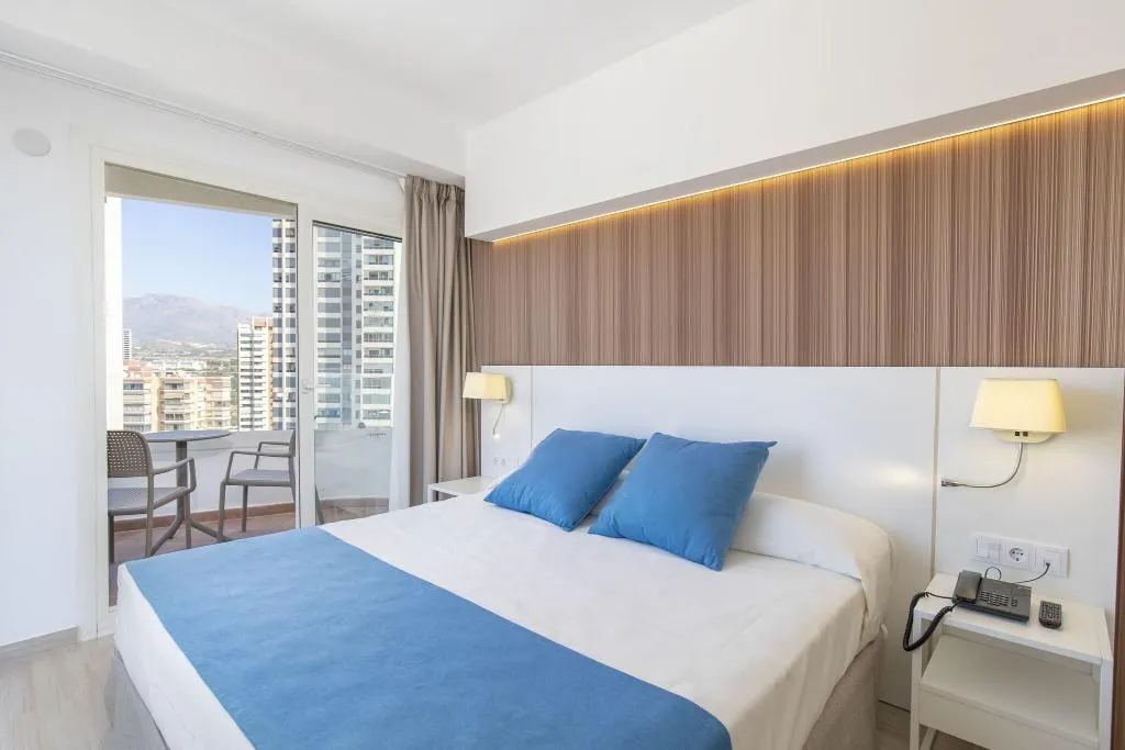 QUADRUPLE TWO DOUBLE BEDS Room, Rosamar, Costa Blanca