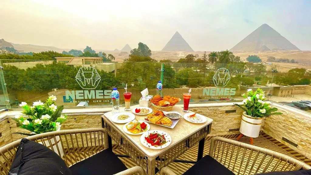 Terrace, Nemes Pyramids View Inn, Cairo