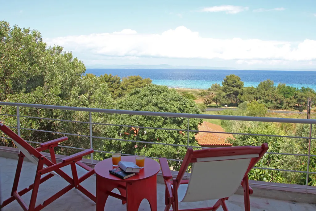 Double or Twin SEA VIEW Room, The Beach House, Halkidiki