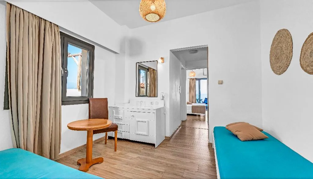 FAMILY ROOM SEA VIEW ONE BEDROOM Room, Sunset Beach Hotel, Crete