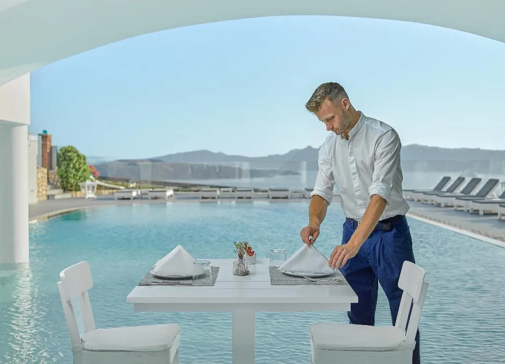 Restaurant, Acroterra Rosa Luxury Suites & Spa, Santorini