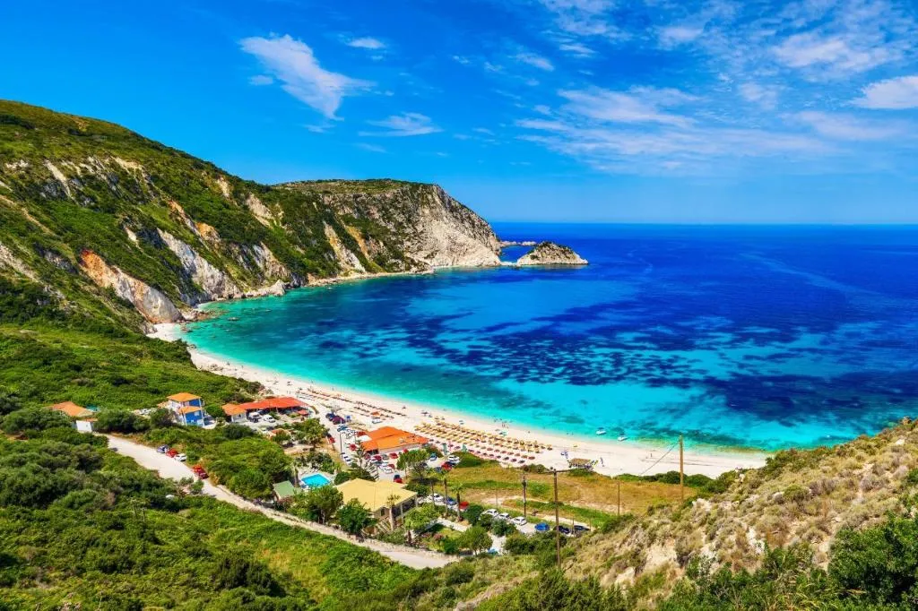 Beach, Myrtles of Petani, Kefallinia