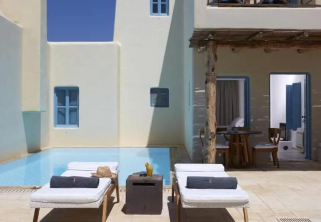 Terrace, Black Rose Suites, Santorini