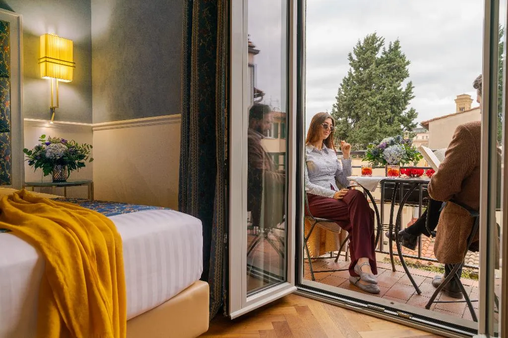 DOUBLE WITH BALCONY Room, Rivoli Boutique Hotel, Florence