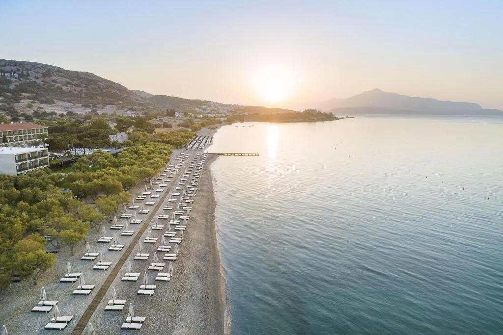 Beach, Doryssa seaside resort, Samos