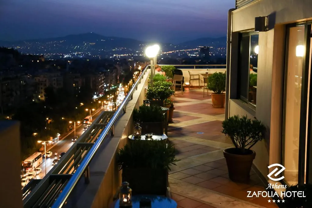 Terrace, Athens Zafolia Hotel, Athens