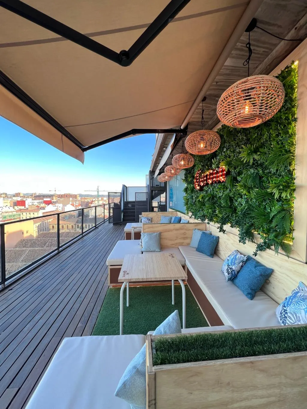 Terrace, Hotel Atarazanas, Valencia