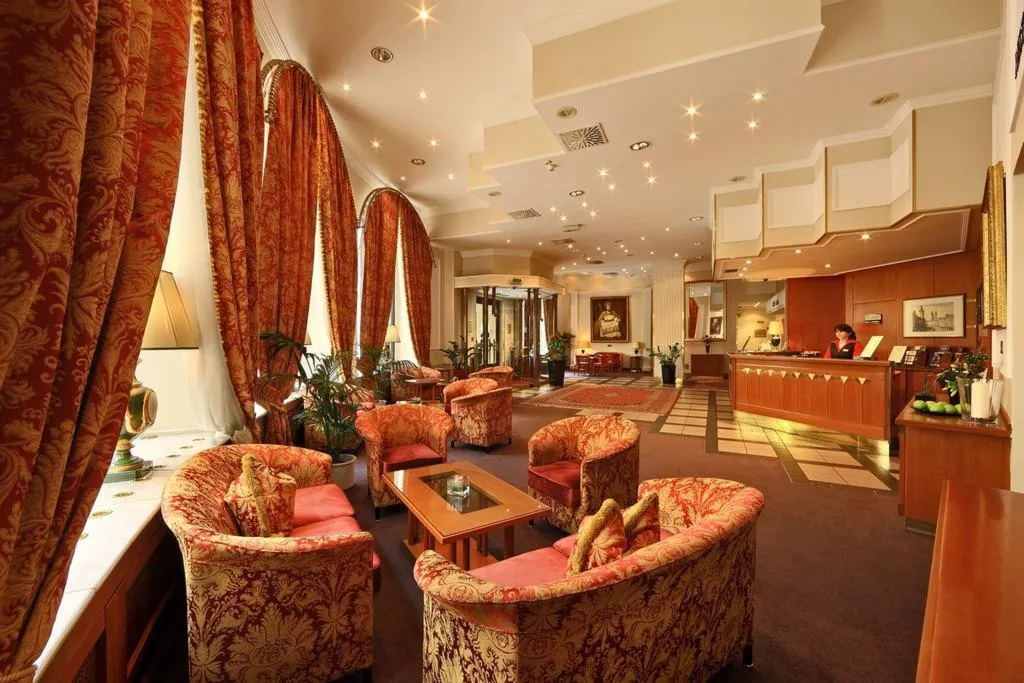 Lobby, Grand Hotel Bohemia, Prague