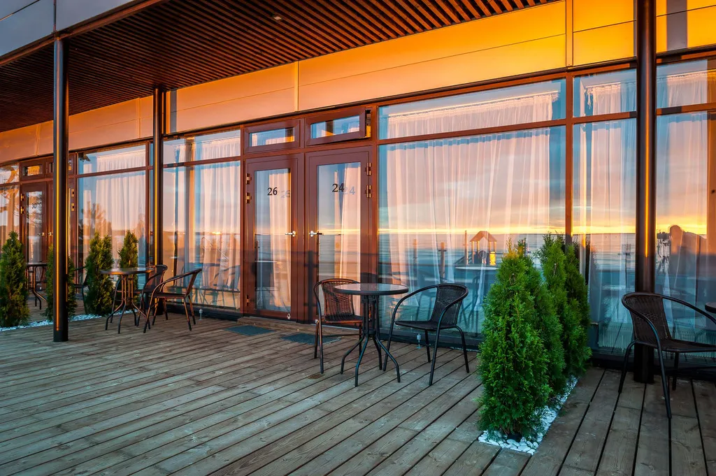 Terrace, Pirita Beach Apartments & Spa, Tallinn