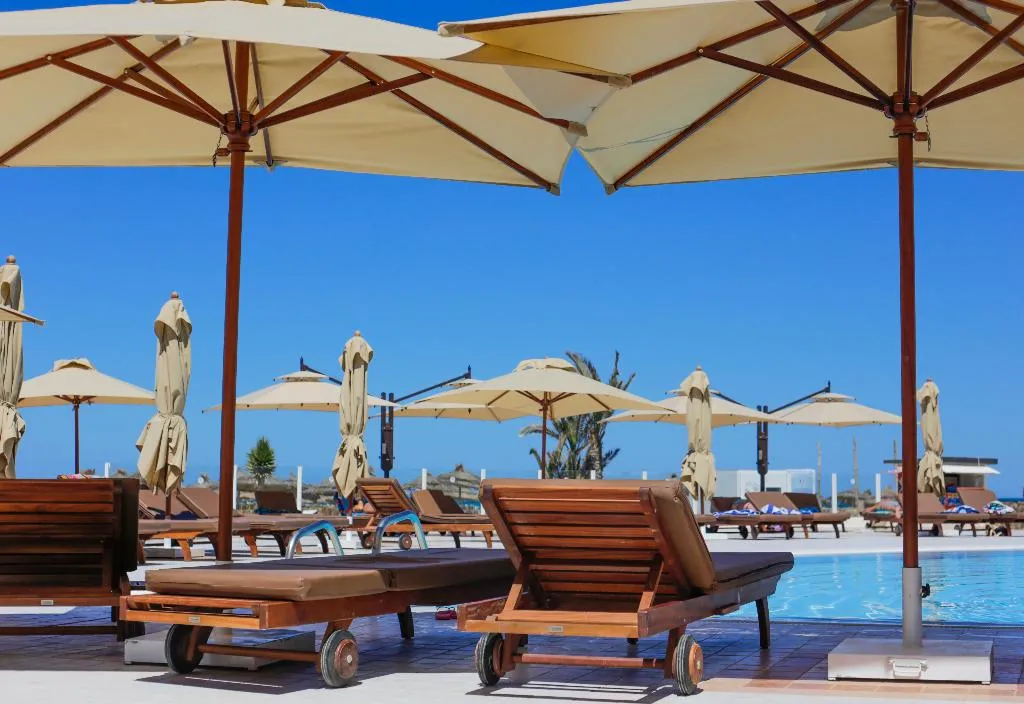 Terrace, Club Telemaque beach & spa, Tunisia