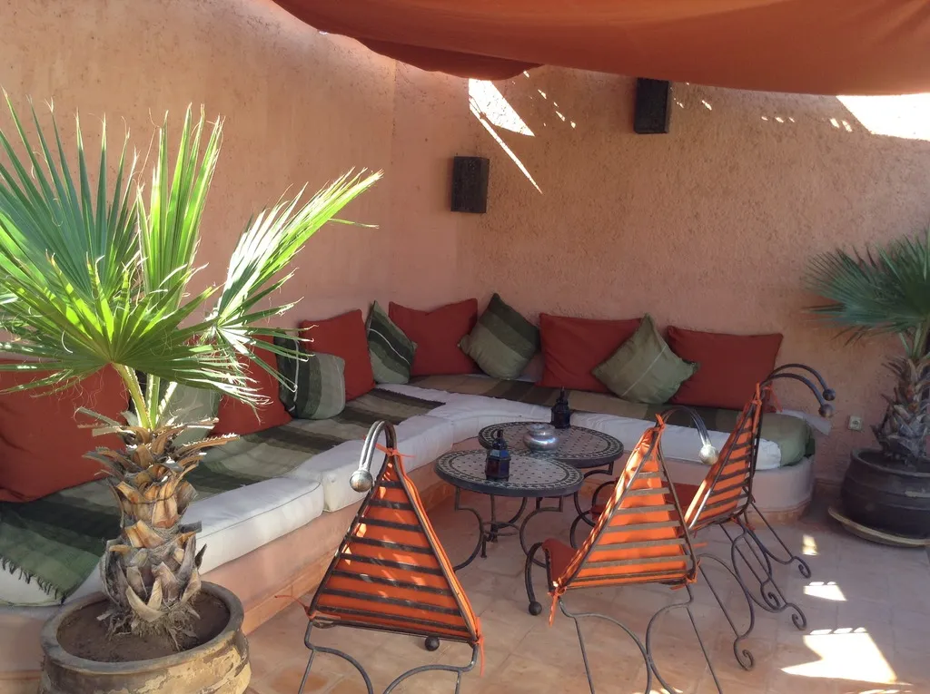 Terrace, Dar Zemrane, Marrakech